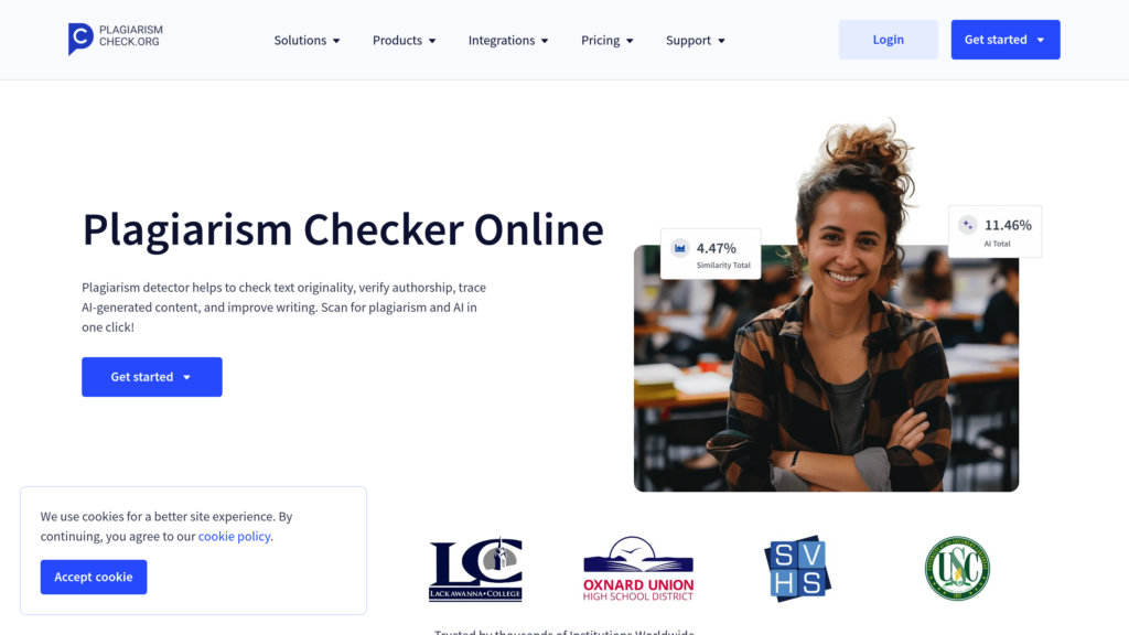 image for PlagiarismCheck.org