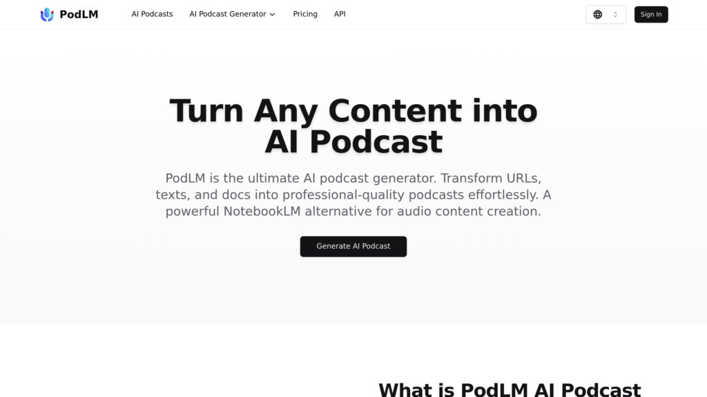 image for PodLM