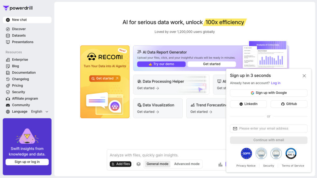 image for Powerdrill AI