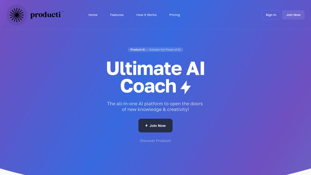 Producti AI preview