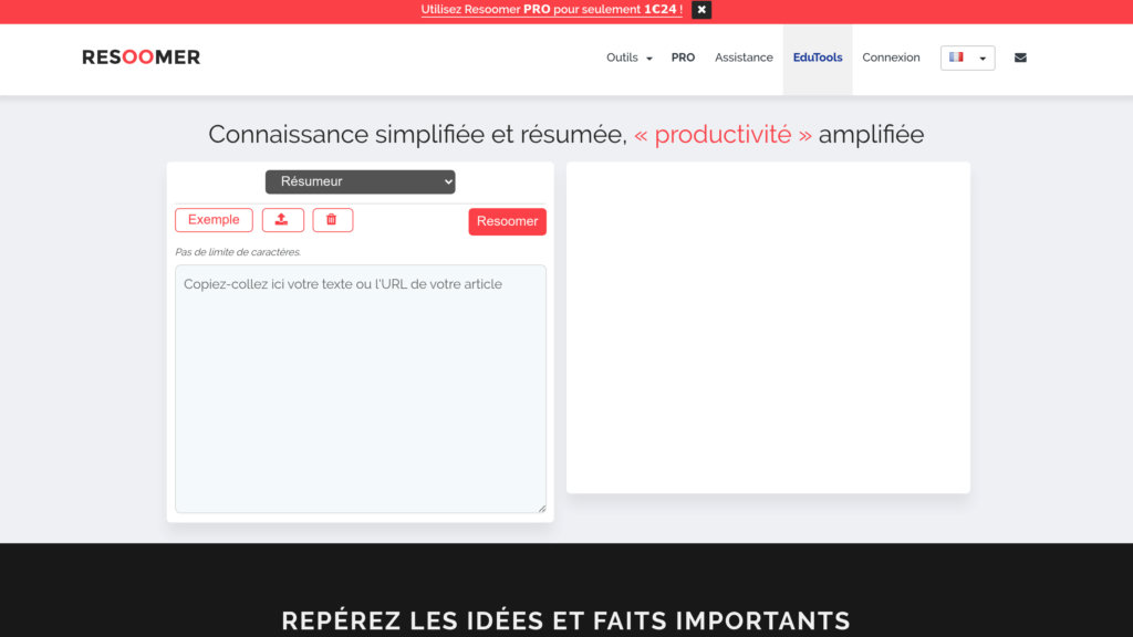 Resoomer AI powered Online Text Summarization Tool That Extracts Key 