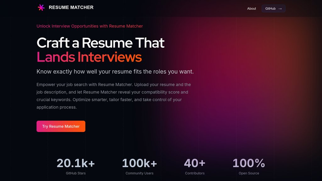 image for Resume Matcher