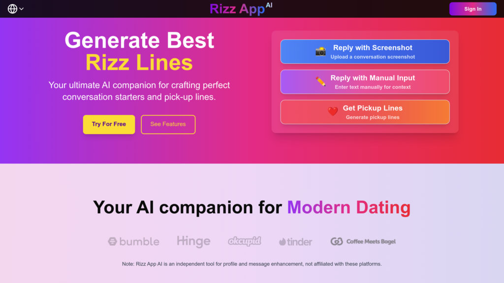 image for Rizz App AI