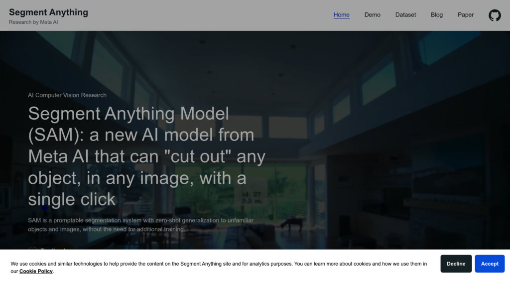 image for Segment Anything Model (SAM)