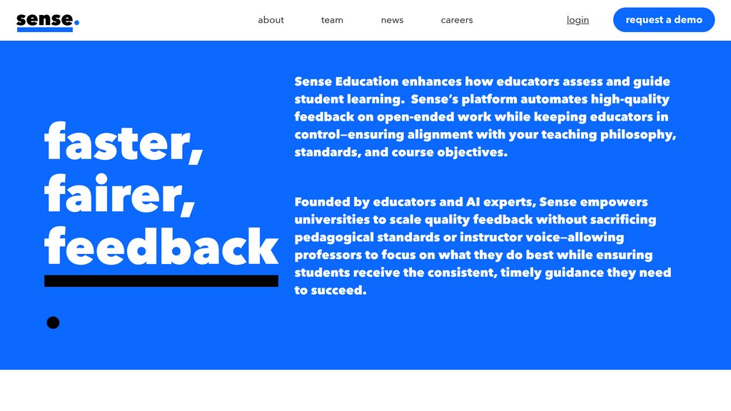 image for Sense Education