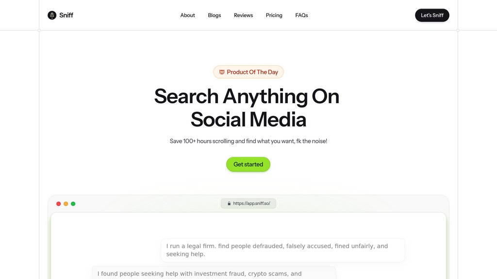 image for Sniff image for Sniff