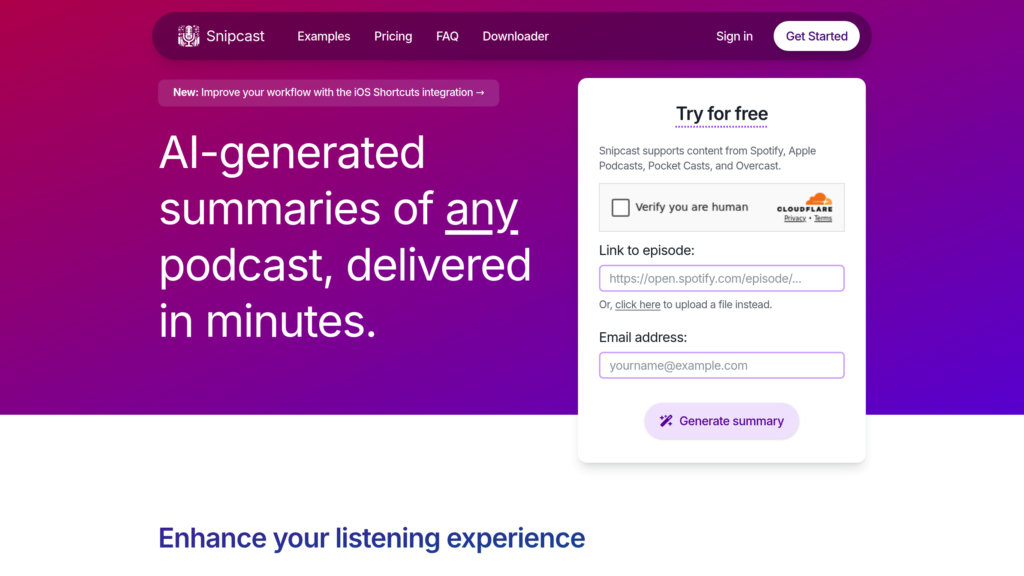 image for Snipcast