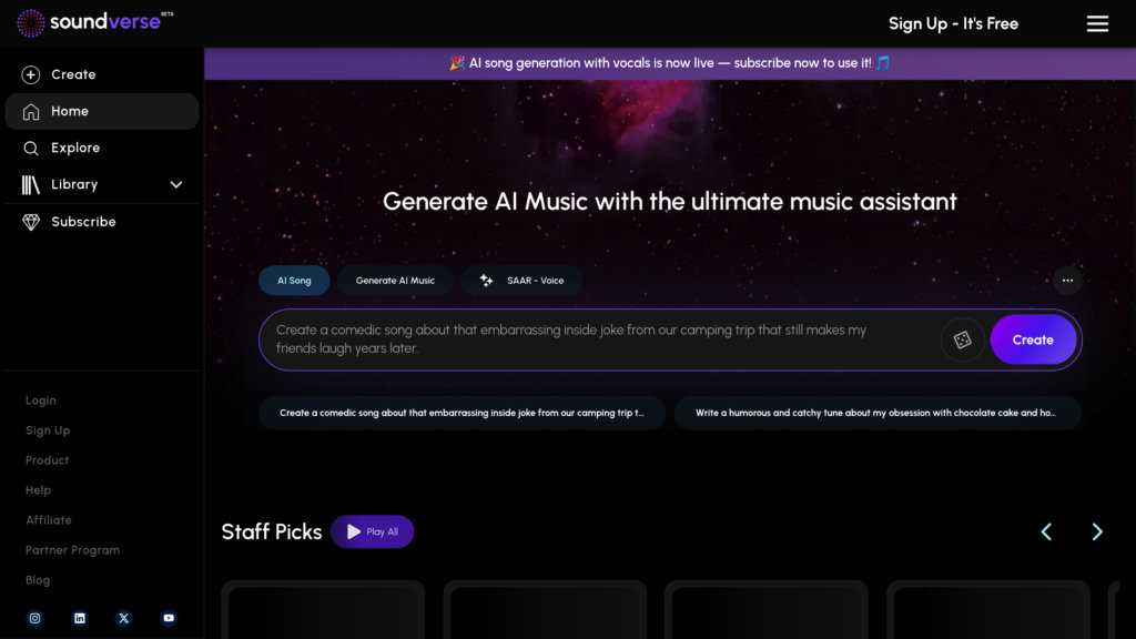 image for Soundverse AI