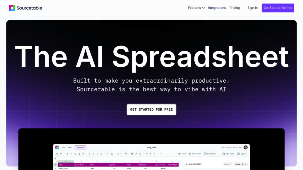 image for Sourcetable