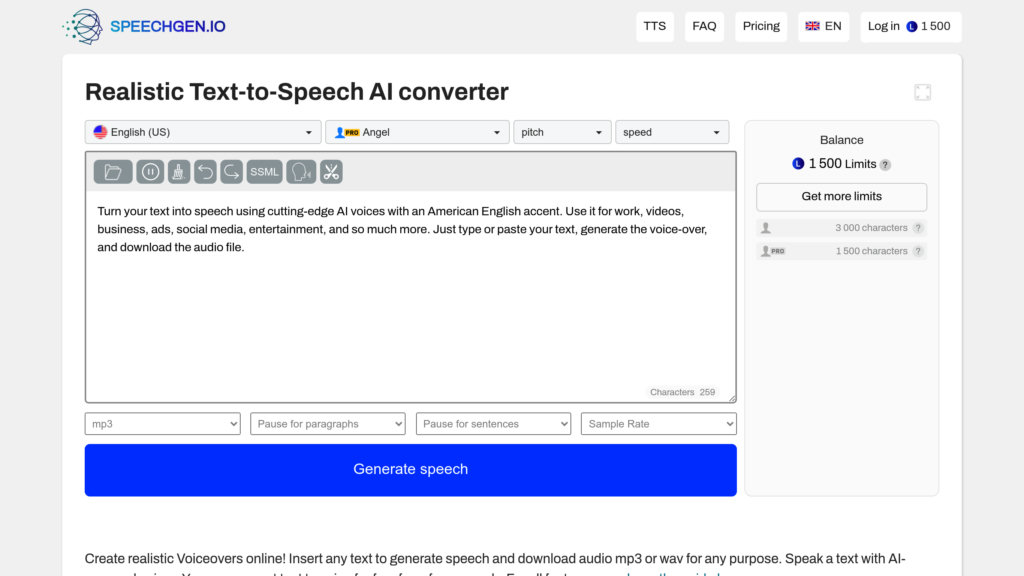 image for SpeechGen