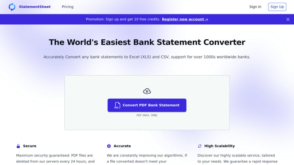 image for StatementSheet