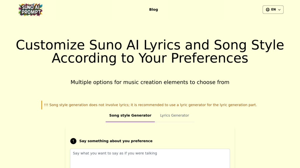 image for Suno Prompt