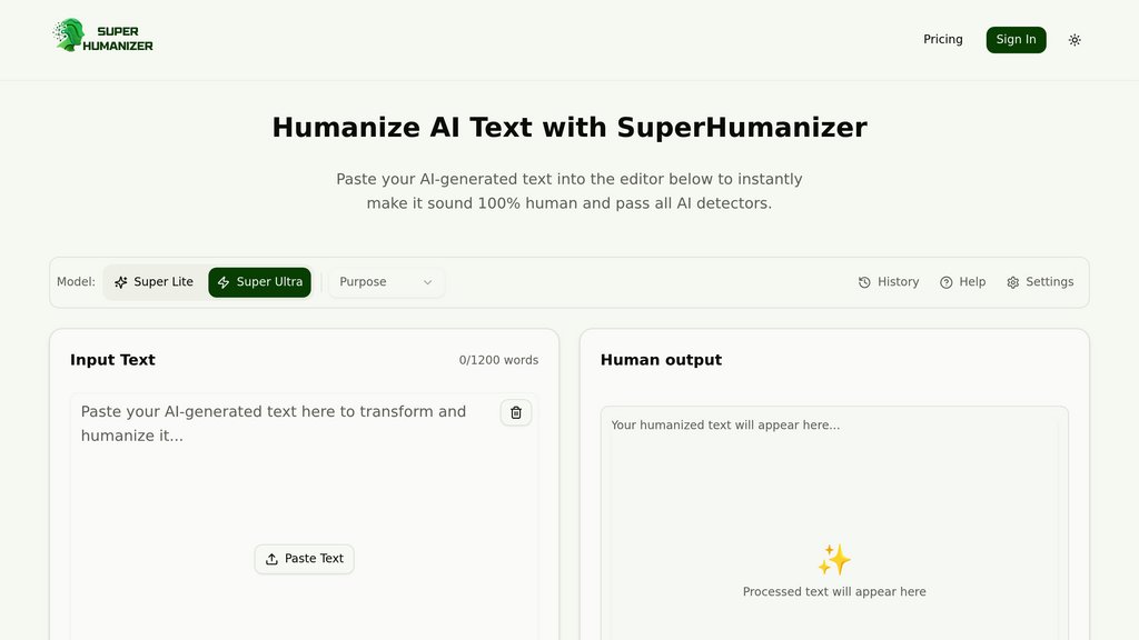 image for SuperHumanizer image for SuperHumanizer