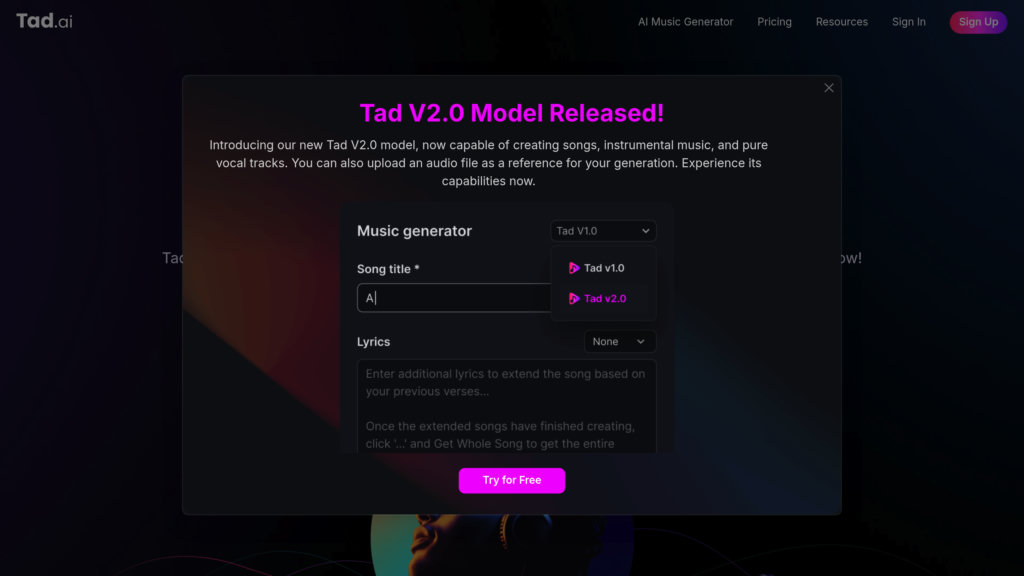 image for Tad AI