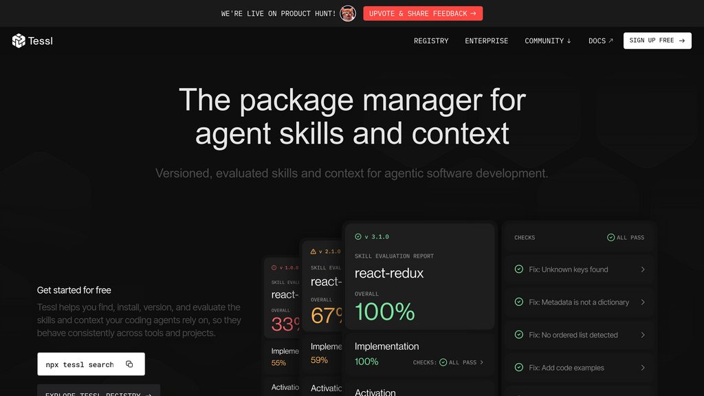 image for Tessl image for Tessl