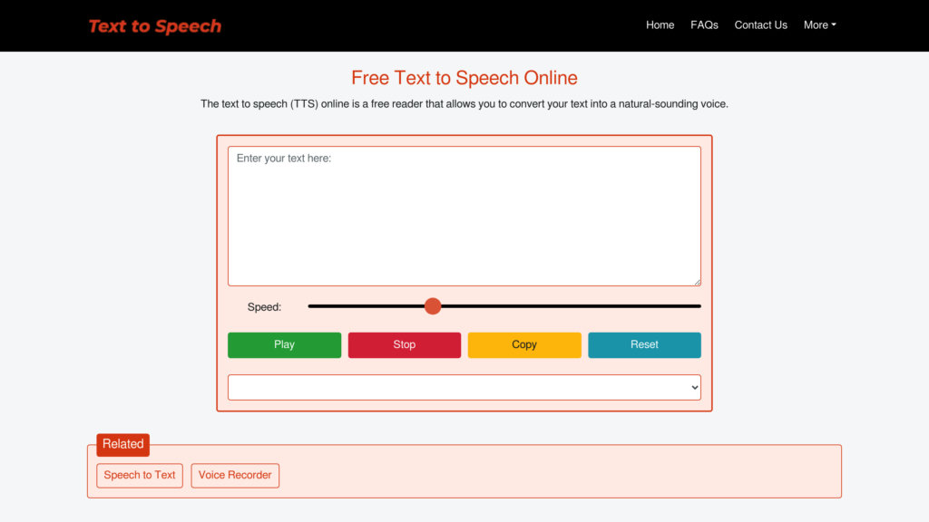 image for text-speech.net