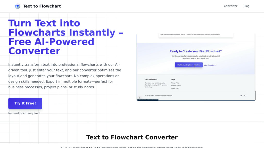image for Text to Flowchart Converter