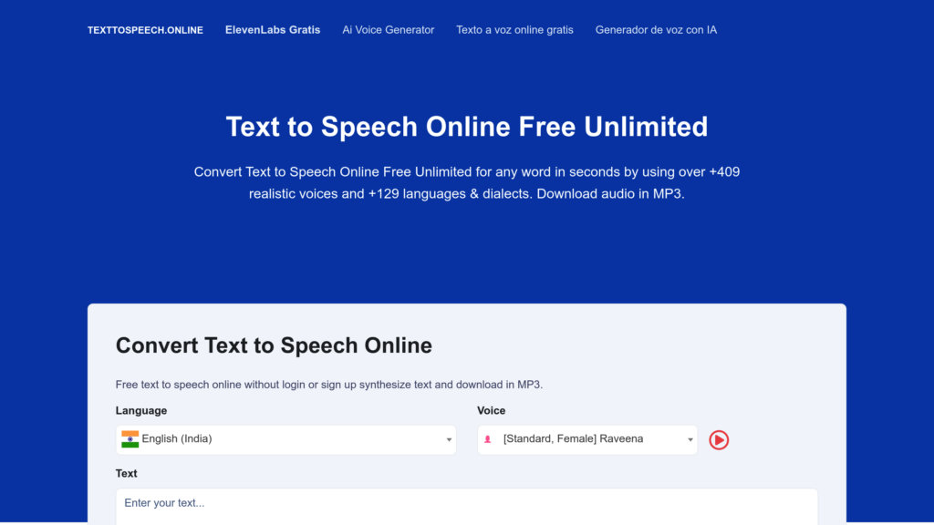 image for Text To Speech Online