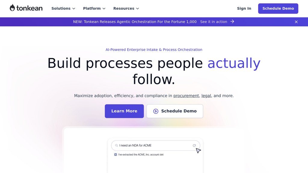 image for Tonkean image for Tonkean