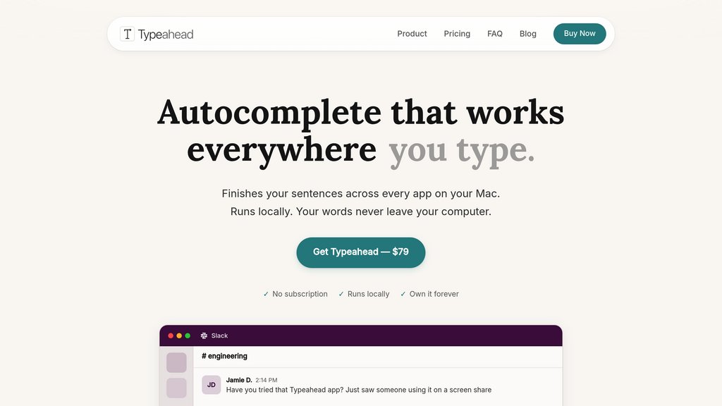 Typeahead
