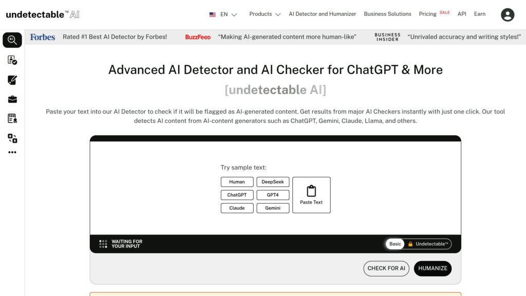 image for Undetectable AI