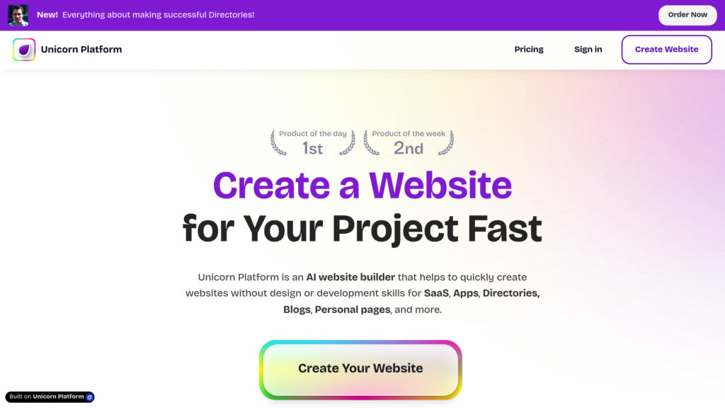 image for Unicorn Platform