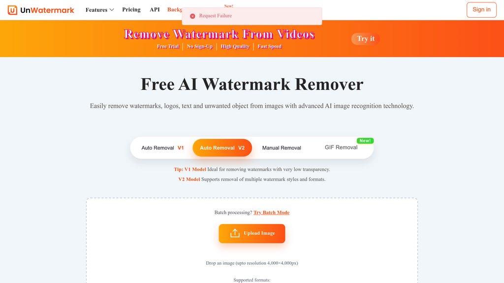image for Unwatermark AI image for Unwatermark AI