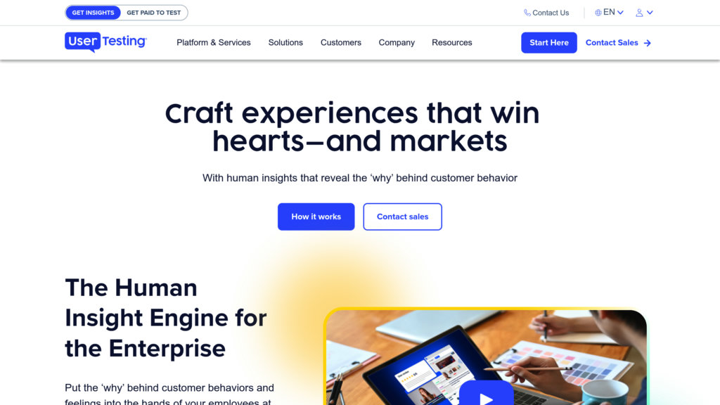 image for UserTesting Human Insight Platform