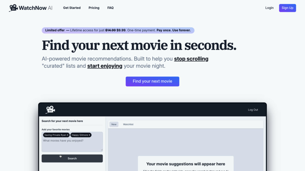 image for WatchNow AI