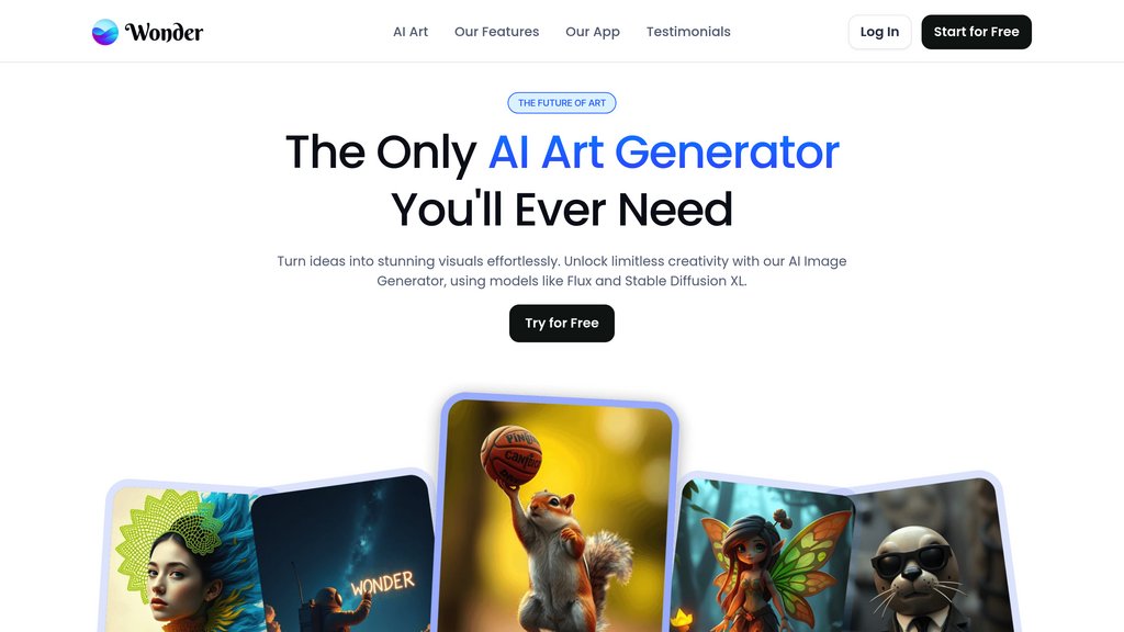 image for Wonder AI Art Generator