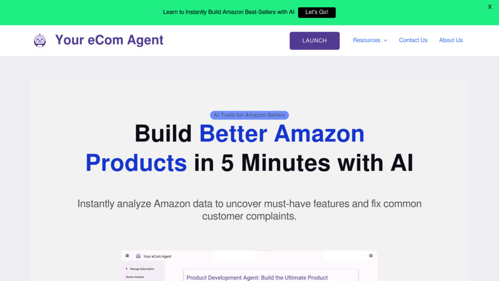 image for Your eCom Agent