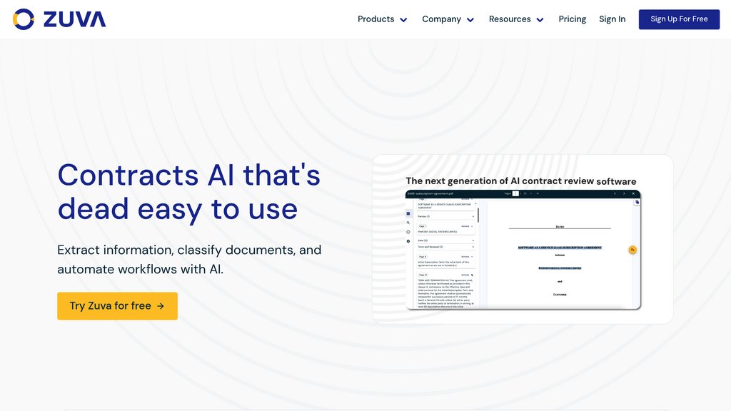 image for Zuva AI